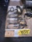 LOT: WHISKEY BOTTLE LIGHT FIXTURE, POWER STRIP