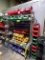SEVILLE CLASSICS S/S 4-SHELF WIRE STORAGE RACK, ON CASTERS, 4' X 18