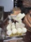 LOT OF ASSORTED TEA LIGHT CANDLE HOLDERS & TEA LIGHTS