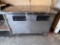 TRUE MODEL TUC-48 2-DOOR UNDER COUNTER REFRIGERATOR, ON CASTERS
