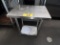S/S TABLE W/ LOWER GALVANIZED SHELF, 24