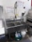 S/S 3-COMPARTMENT SINK W/ SPRAY NOZZLE & SUPERSINK CHEMICAL DISPENSING SYSTEM