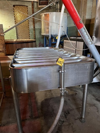 S/S OPEN AIR CHILLER, 4'W X 8'L X 13"D