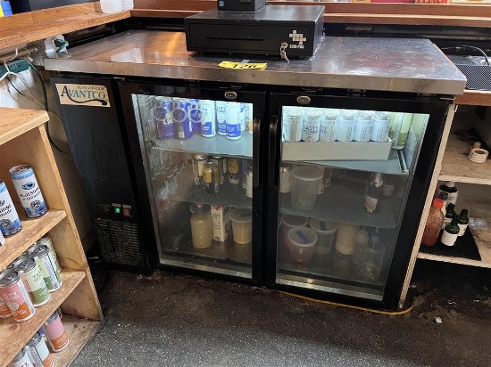 AVANTCO 178BUBB48GHC 2-DOOR S/S TOP BOTTLE COOLER