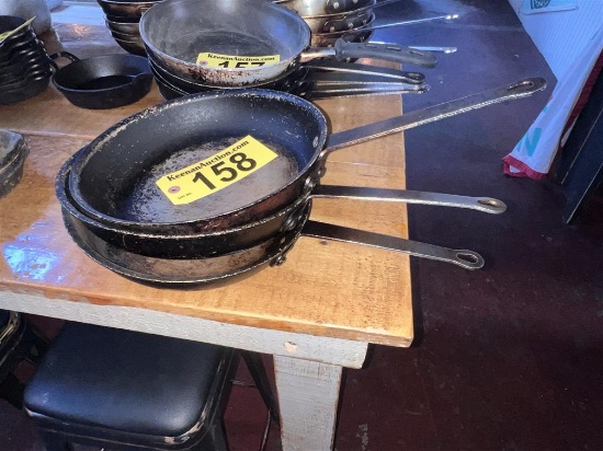 BID PRICE X 3 - (3) 10.5" FRY PANS