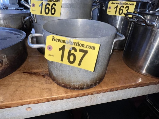 9.5" X 7.5"H ALUMINUM STOCK POT
