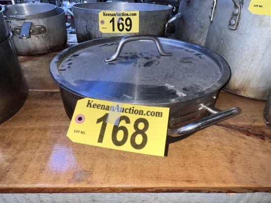 15" S/S BRAZING PAN W/ LID