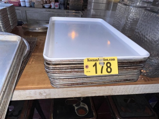 BID PRICE X 15 - (15) ALUMINUM SHEET PANS, FULL SIZE