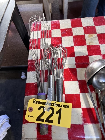 3-ASSORTED WHIPS