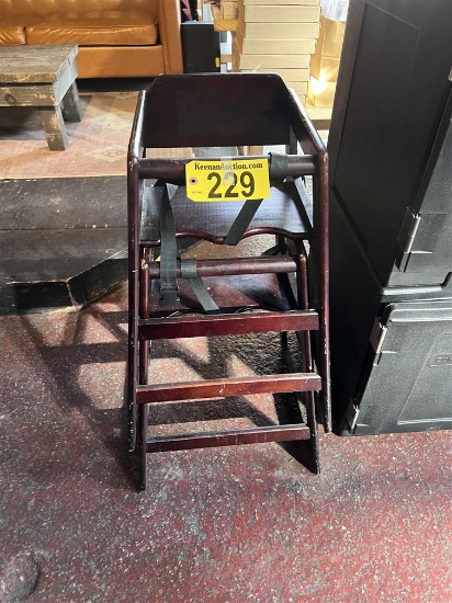 BID PRICE X 2 - (2) HIGH CHAIRS