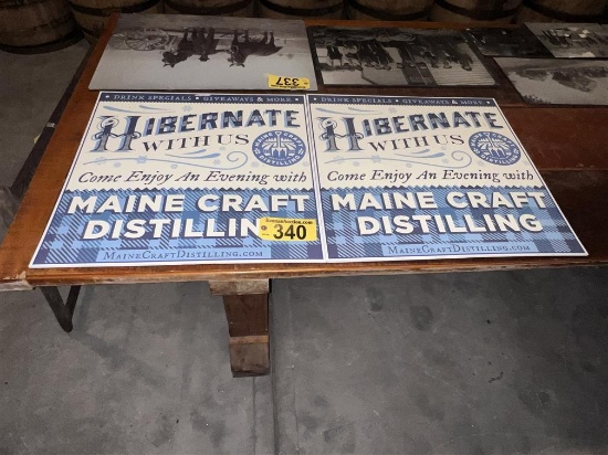 2-MAINE CRAFT DISTILLING POSTERS