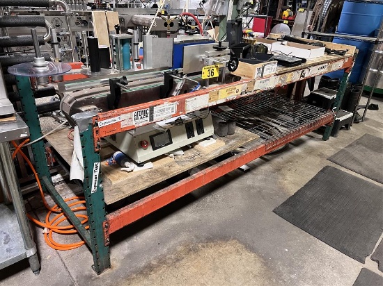 ECON CONVEYOR LABELER, CUSTOM TABLE