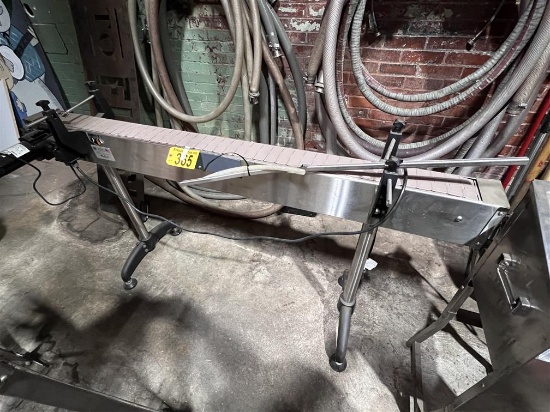 FUREX 6' X 4" BELT CONVEYOR TABLE, 120/240V