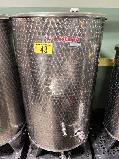 LETINA S/S 600L HOLDING TANK