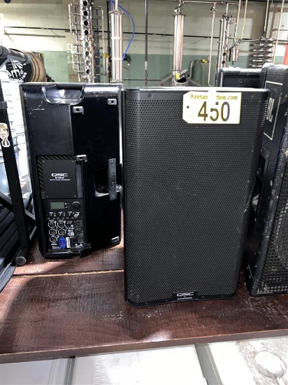 BID PRICE X 2 - (2) QSC MODEL K12-2 2KW 75" ACTIVE LOUD SPEAKERS