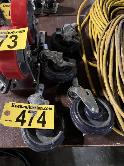 SET OF (4) 5" CASTERS