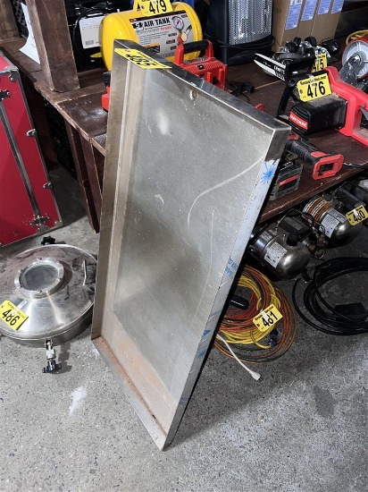 20.5" X 45" S/S WORK SURFACE