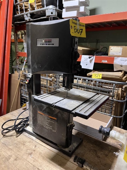 CENTRAL MACHINERY 9" BENCH TOP BAND SAW, 1/3HP, 1PH