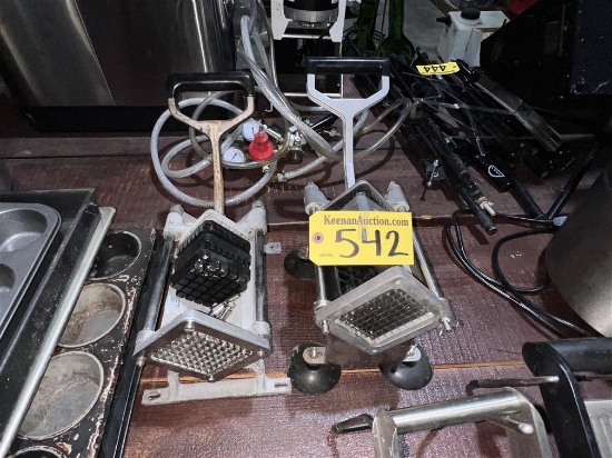 LOT: 2-FRENCH FRY CUTTERS