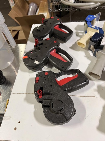 BID PRICE X 3 - (3) PRICING GUNS