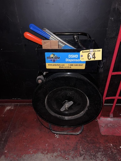 BANDING CART W/ TOOLS, STRAP & CLIPS