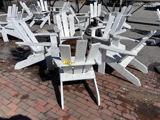 BID PRICE X 5 - (5) ADIRONDACK CHAIRS W/ FIRE PIT