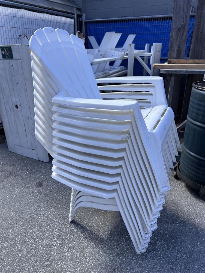 BID PRICE X 11 - (11) PARAFFIN CHAIRS