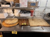 BID PRICE X 6 - (6) ASSORTED WOOD SERVING TRAYS