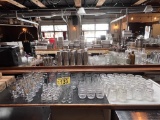 LOT OF ASSORTED GLASSWARE: