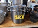 VIGOR S/S 12QT STOCK POT W/ STEAMER & LID