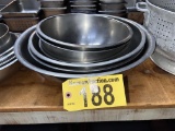 BID PRICE X 6 - (6) ASSORTED SIZE S/S MIXING BOWLS