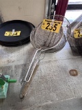 4-ASSORTED FRYER BASKET STRAINERS