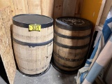 BID PRICE X 2 - (2) MAINE CRAFT DISTILLING WHISKEY BARRELS
