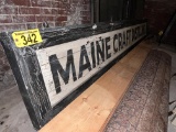 MAINE CRAFT DISTILLING SIGN, 12' X 24