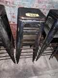 BID PRICE X 4 - (4) METAL BAR STOOLS
