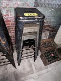 BID PRICE X 4 - (4) METAL BAR STOOLS
