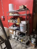 SEVILLE CLASSICS S/S 6-SHELF WIRE STORAGE RACK ON CASTERS, 4' X 18