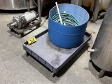 3' X 2' CART W/ MISC. HOSE