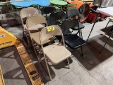 LOT: 7-ASSORTED FOLDING CHAIRS
