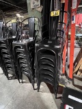 BID PRICE X 14 - (14) METAL STACKING PATIO CHAIRS