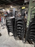 BID PRICE X 14 - (14) METAL STACKING PATIO CHAIRS