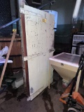 JAMISON COLD STORAGE CO. WALK-IN COOLER DOOR & FRAME, 48.5