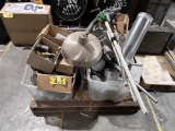PALLET LOT: MISC. DUCT, ELECTRICAL, CABLE, HOSE, CONDUIT, HARDWARE