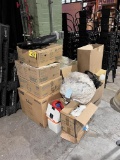 LOT OF ASSORTED PLASTIC & PAPER FOOD PRODUCTS
