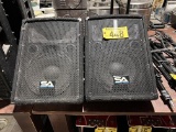 BID PRICE X 2 - (2) SEISMIC AUDIO 100W SPEAKERS