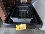 BID PRICE X 9 - (9) ASSORTED BUS TUBS