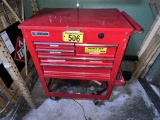U.S. GENERAL PRO 5-DRAWER PORTABLE TOOL CABINET & CONTENTS: