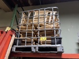 BID PRICE X 36 - (36) NATURAL WOOD FOLDING EVENT CHAIRS W/ CRATE