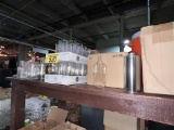 LOT OF ASSORTED GLASSWARE: