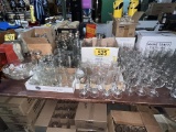 LOT OF ASSORTED GLASSWARE: